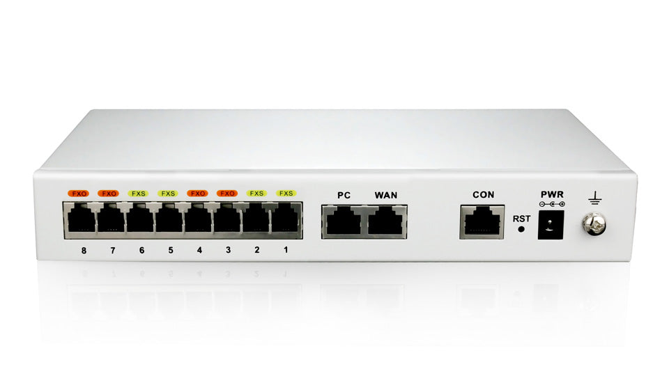 Redstone RGW8-8S Port Analog VoIP Gateway